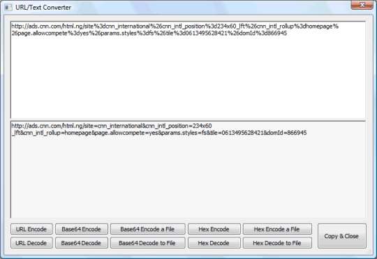 URL/Text Converter